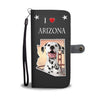Dalmatian Dog Print Wallet CaseAZ State