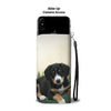 Entlebucher Mountain Dog Print Wallet CaseAZ State