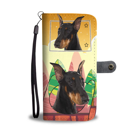Doberman Pinscher Print Wallet CaseCO State