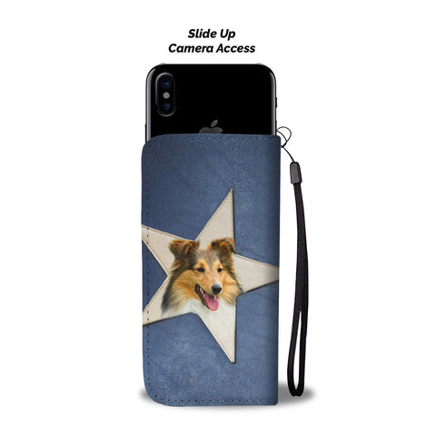 Shetland Sheepdog Print Wallet CaseAZ State