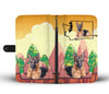 German Shepherd Print Wallet CaseWA State