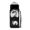 Siberian Husky Print Wallet CaseWA State