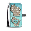 Pekingese Dog Pattern Print Wallet CaseWI State