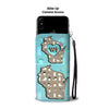 Pekingese Dog Pattern Print Wallet CaseWI State