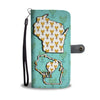 Shiba Inu Dog Pattern Print Wallet CaseWI State