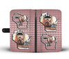 Yorkie Dog Art Print Wallet CaseWI State