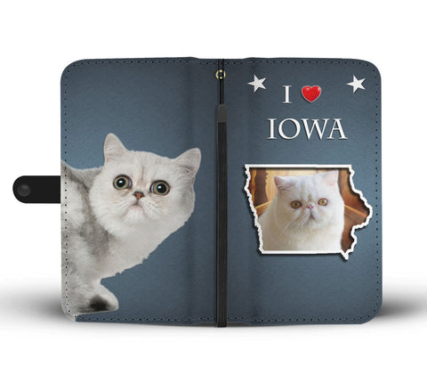 Exotic Shorthair Cat Print WalletIA State