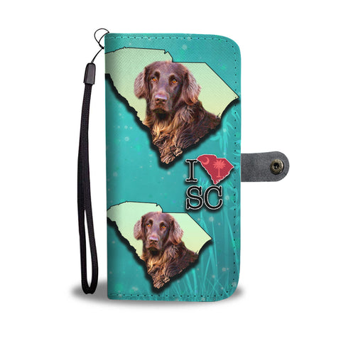 German Longhair Dog Print Wallet CaseSC State