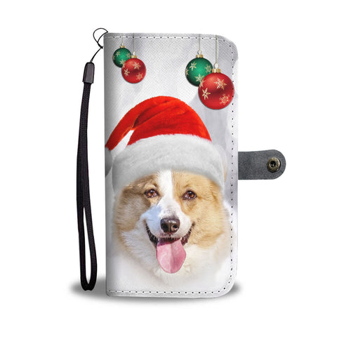 Pembroke Welsh Corgi Christmas Print Wallet Case