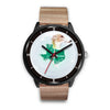 Borzoi Dog Texas Christmas Special Wrist Watch