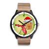 Cute Shar Pei Print On Christmas Wrist WatchFL State