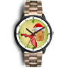Cute Shar Pei Print On Christmas Wrist WatchFL State