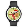 Cute Shar Pei Print On Christmas Wrist WatchFL State