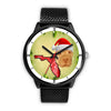 Cute Shar Pei Print On Christmas Wrist WatchFL State