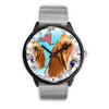 Basset Hound Dog New York Christmas Special Wrist Watch
