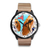 Basset Hound Dog New York Christmas Special Wrist Watch
