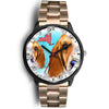 Basset Hound Dog New York Christmas Special Wrist Watch