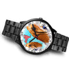 Basset Hound Dog New York Christmas Special Wrist Watch