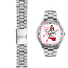Basset Hound California Christmas Special Silver Wrist Watch