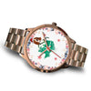 Basset Hound Texas Christmas Special Wrist Watch