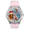Boxer Dog On Christmas Florida Wrist Watch
