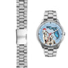 Cute Dalmatian On Christmas Florida Wrist Watch