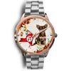 Cute Chihuahua Dog New York Christmas Special Wrist Watch