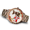 Cute Chihuahua Dog New York Christmas Special Wrist Watch