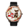 Cute Chihuahua Dog New York Christmas Special Wrist Watch