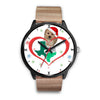 Shih Poo Dog Texas Christmas Special Wrist Watch
