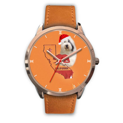 Old English Sheepdog California Christmas Special Wrist Watch