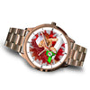 Bordeaux Mastiff Dog New York Christmas Special Wrist Watch