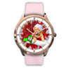 Bordeaux Mastiff Dog New York Christmas Special Wrist Watch