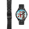 Weimaraner On Christmas Florida Wrist Watch