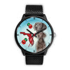 Weimaraner On Christmas Florida Wrist Watch