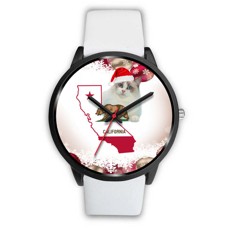 Ragdoll Cat California Christmas Special Wrist Watch