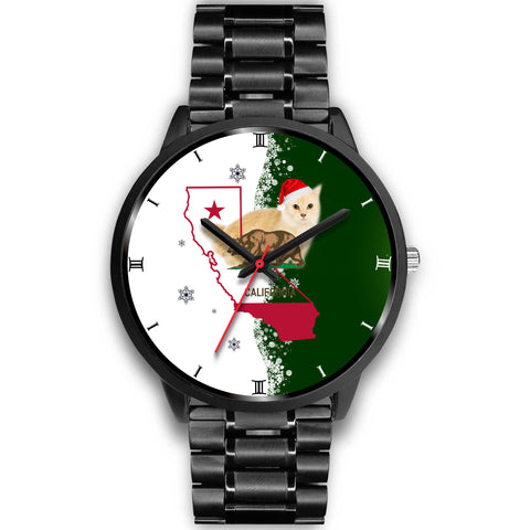 Munchkin Cat California Christmas Special Wrist Watch