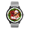 Cute Bordeaux Mastiff Dog Virginia Christmas Special Wrist Watch