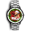 Cute Bordeaux Mastiff Dog Virginia Christmas Special Wrist Watch