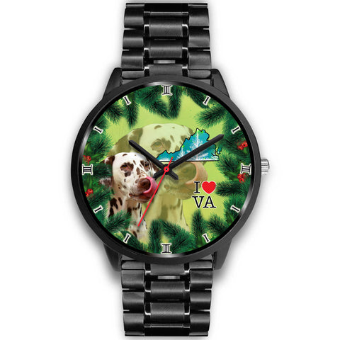 Lovely Dalmatian Dog Virginia Christmas Special Wrist Watch