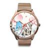 Cute Dalmatian Dog Alabama Christmas Special Wrist Watch