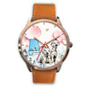 Cute Dalmatian Dog Alabama Christmas Special Wrist Watch