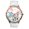 Cute Dalmatian Dog Alabama Christmas Special Wrist Watch