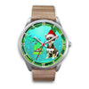 Cute Chihuahua Dog Michigan Christmas Special Wrist Watch