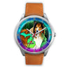 Amazing Rough Collie Dog Art Michigan Christmas Special Wrist Watch
