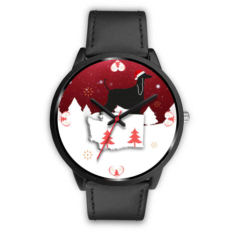 Afghan Hound Washington Christmas Special Wrist Watch