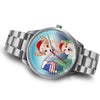 Pembroke Welsh Corgi Alabama Christmas Wrist Watch