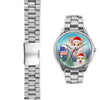 Pembroke Welsh Corgi Alabama Christmas Wrist Watch