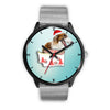 Borzoi Dog Washington Christmas Special Wrist Watch