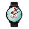 Borzoi Dog Washington Christmas Special Wrist Watch